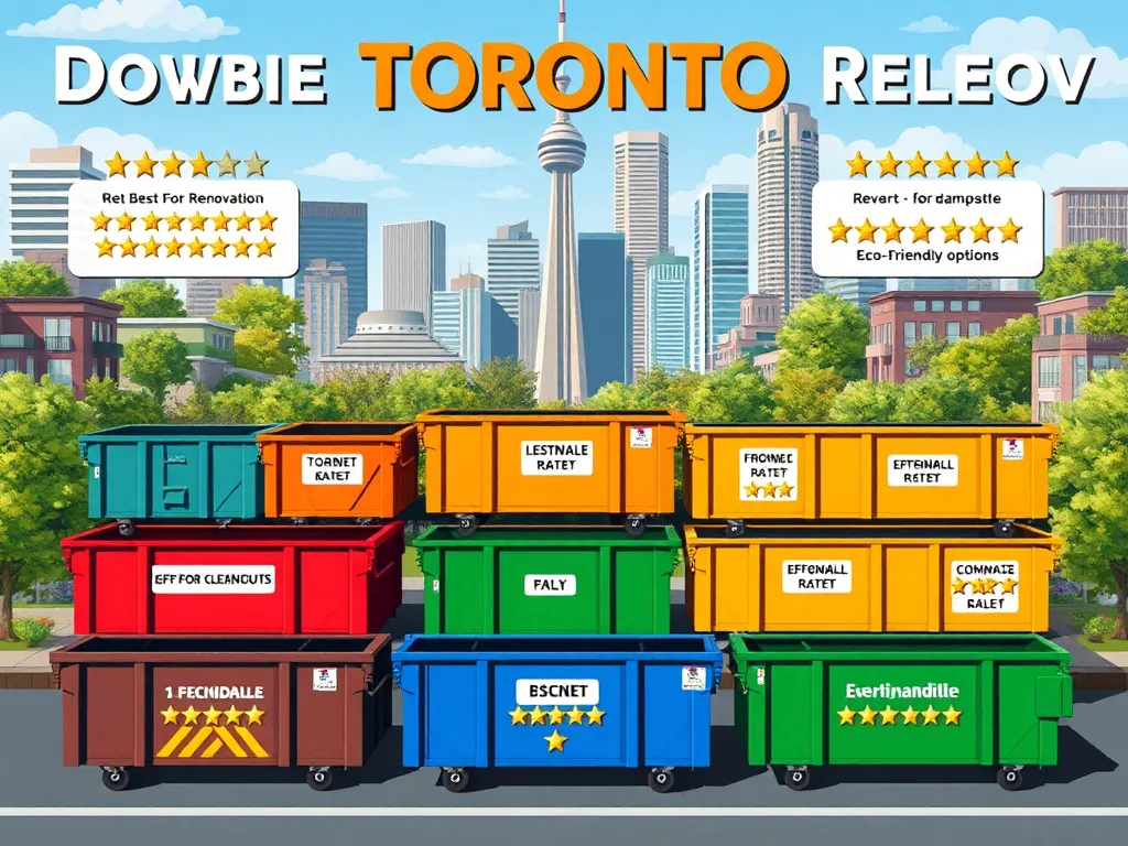 Essential Dumpster Rental Reviews in Toronto: Top Picks