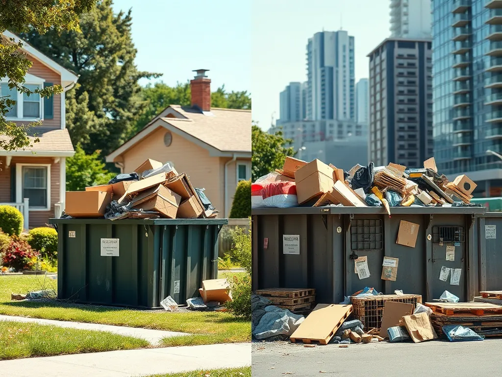 Residential vs. Commercial Dumpsters: Key Differences Explained